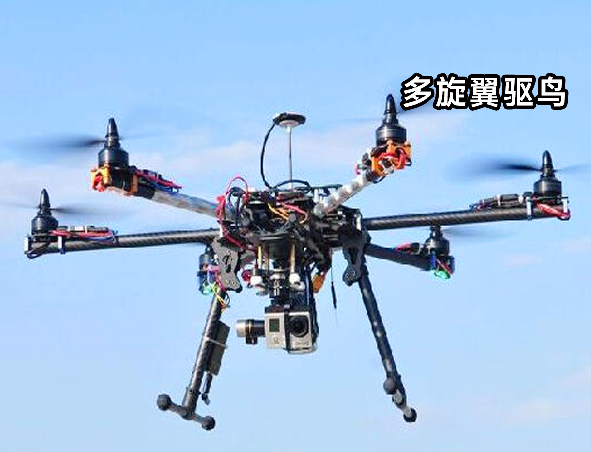 多旋翼驅(qū)鳥無人機